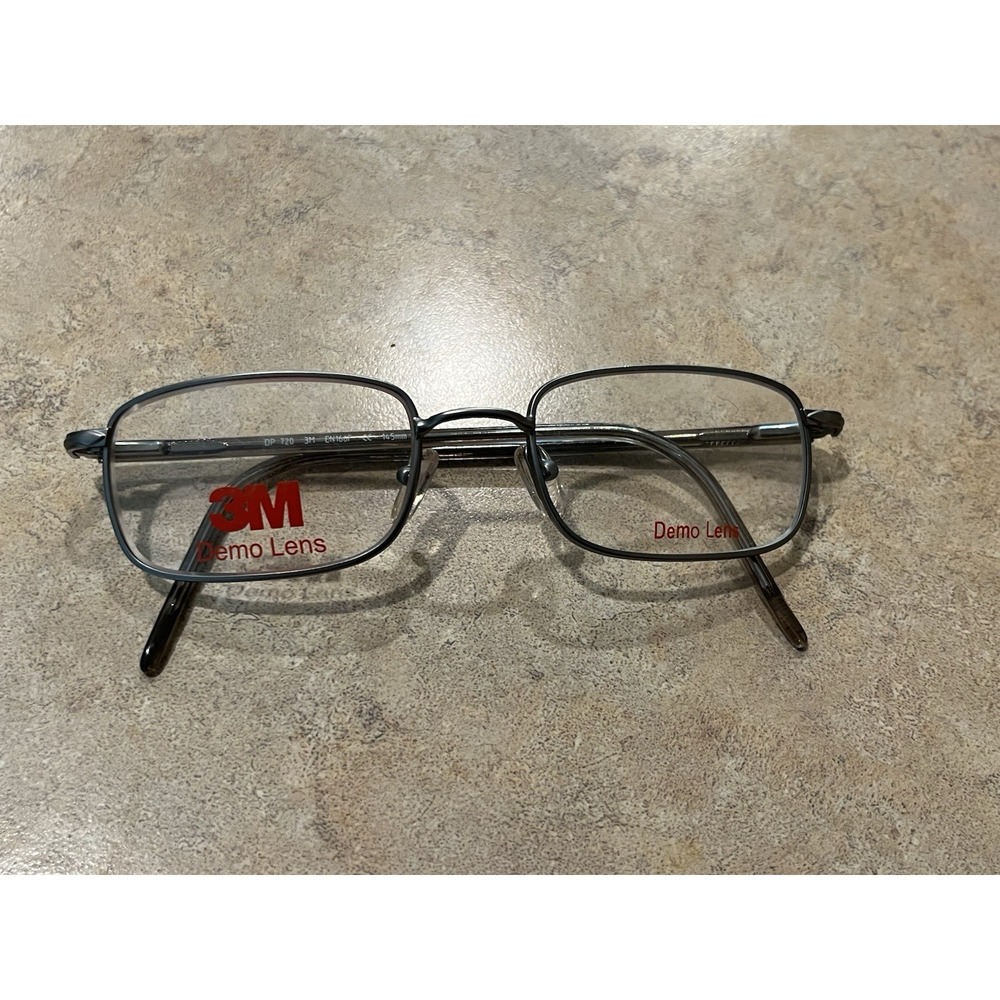 3M DP-720 Matte Gray‎ 53-19-145 Gray Full Rim Metal Eyeglasses Frame